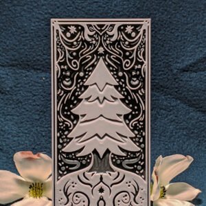 Snowy Tree 3D Bookmark